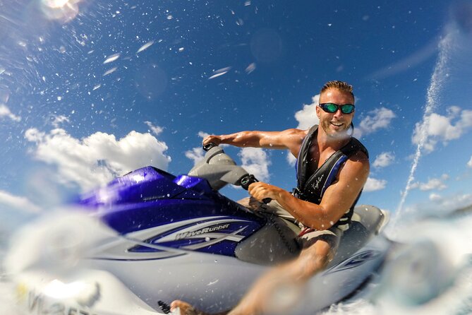 1-Hour Guided Jet Ski Tour in St. Thomas from Frenchman's Reef - Honeymoon Beach and what makes that stop worth it