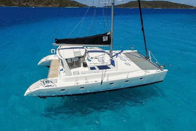 50' Luxury Yacht. Private Full or Half Day Catamaran Snorkel, & Beach Experience - 50 Luxury Catamaran Day in St Thomas, St John, and the Cays