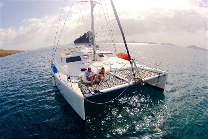 50' Luxury Yacht. Private Full or Half Day Catamaran Snorkel, & Beach Experience - Secret Harbour and Brewer’s Bay: a gentle start and great hang time