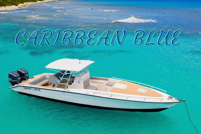 Caribbean Blue Charters - Full Day Boat Charter - 35' Marlin Power Boat - The snorkeling and swim stops: how the “customizable” part plays out