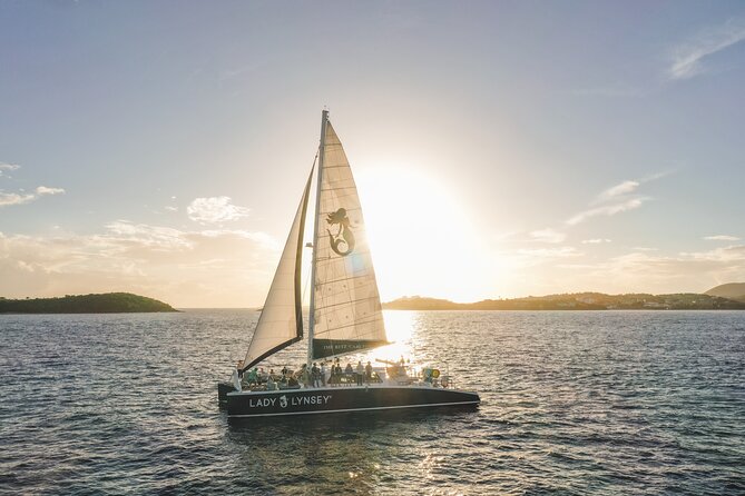 Days End Sunset Sail Open Bar & Hors D'oeuvres STT Ritz-Carlton - From the Ritz-Carlton Beach to St. John Waters: The 1.5-Hour Plan