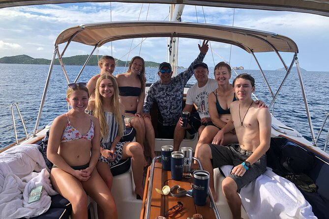 Full Day Private Charter, Snorkel St. John (12 guests, 55’ yacht) - Stop 2, Honeymoon Beach: snorkeling plus lunch on board