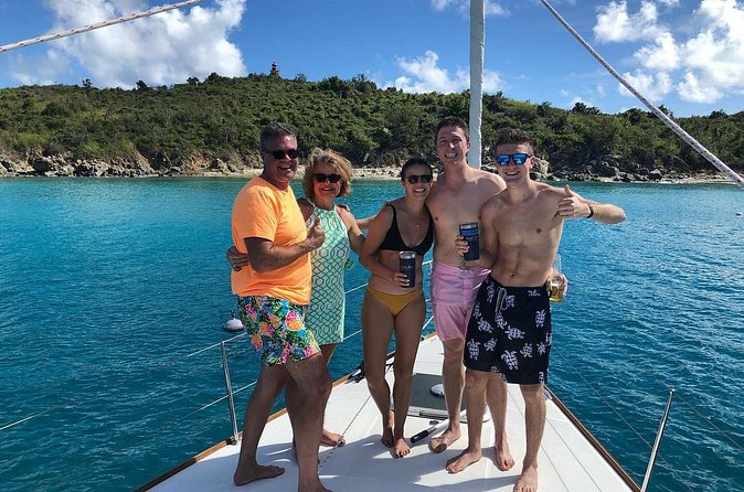 Full Day Private Charter, Snorkel St. John (12 guests, 55’ yacht) - Stop 3, Lovango Cay: reef time and a possible bar moment
