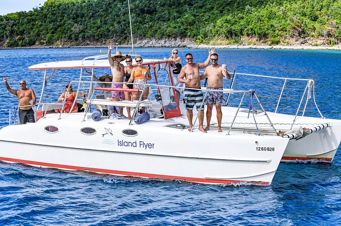 Full or Half Day Private Power Catamaran- USVI Beach and Snorkel - Drinks, lunch, toilets, showers, and the practical stuff you actually care about