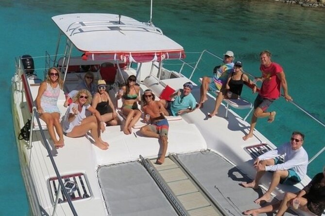 Full or Half Day Private Power Catamaran- USVI Beach and Snorkel - Lovango Cay: private island time with snorkel-ready reefs