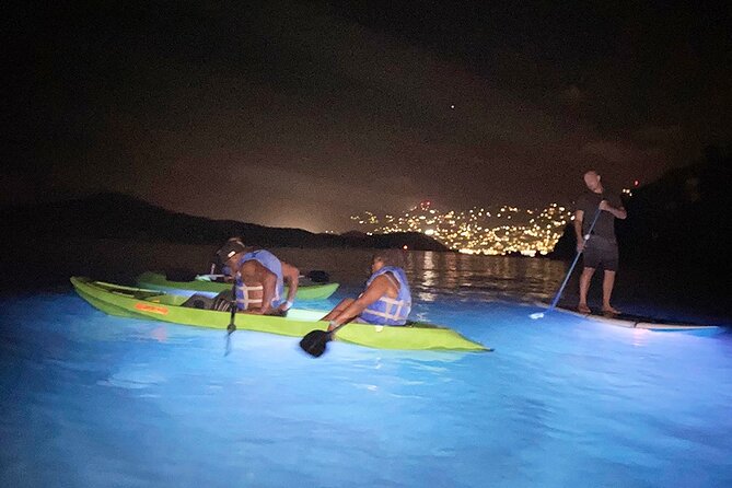 Glow Boats LED Night Kayak, Marriott Frenchman's Cove Dock, USVI - Fitness, comfort, and what to pack for an LED kayak night