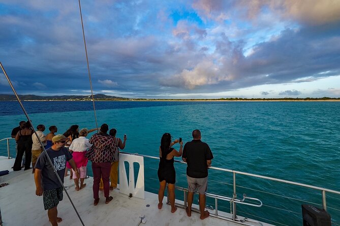 Live Music Sunset Sail - The route: Frederiksted waterfront and Sandy Point turtles (and that movie beach)