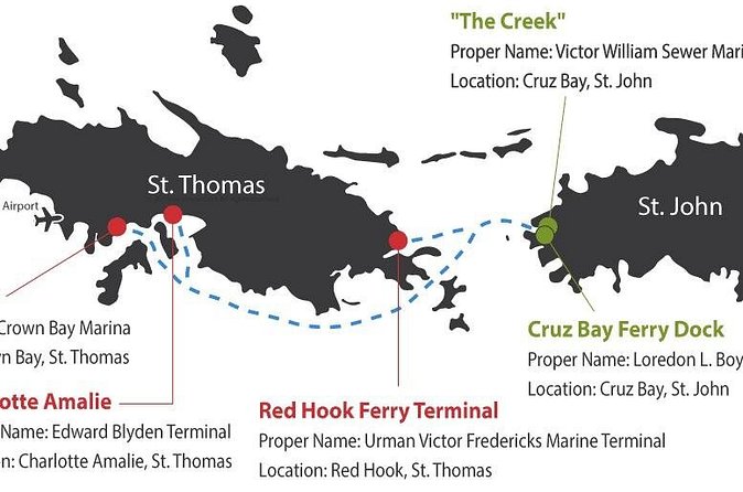 Paradise Taxi & Tours USVI- St. Thomas - Airport Transfer to Red Hook Ferry - What the 35-minute drive feels like in real life