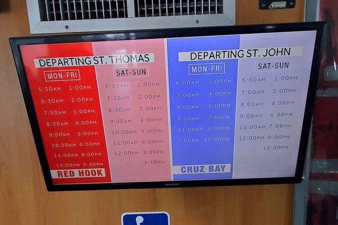 Paradise Taxi & Tours USVI- St. Thomas - Airport Transfer to Red Hook Ferry - Mobile ticket, confirmation, and how to prep on your side