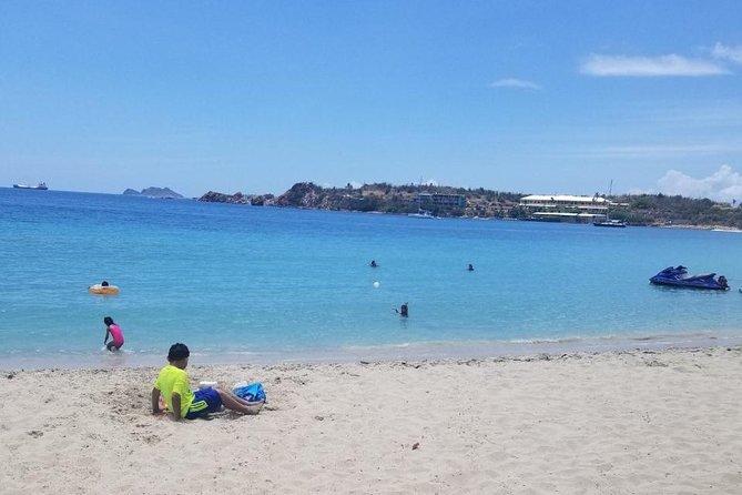 Paradise Taxi & Tours USVI-St.Thomas-Virgin Islands-Island Magen's Beach Tour - Magens Bay Beach time: how to make the 2-hour drop-off feel generous