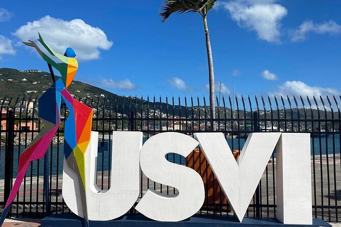 Paradise Taxi & Tours USVI -St. Thomas, Virgin Islands-Private Group-Island Tour - Mountain Top: the highest-point view and the duty-free rhythm