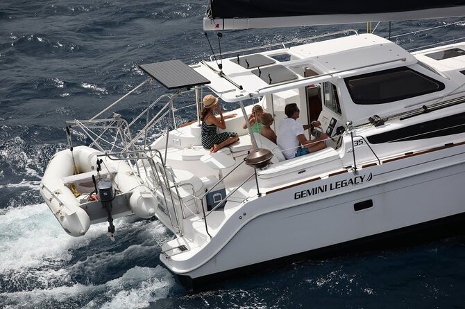 Private Full Day, Fun Day Aboard SY Mazu - Luxury Gemini Legacy Catamaran - Key Highlights at a Glance