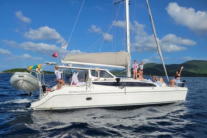 Private Full Day, Fun Day Aboard SY Mazu - Luxury Gemini Legacy Catamaran - Why This Private St Thomas and St John Catamaran Feels Like Real Island Time