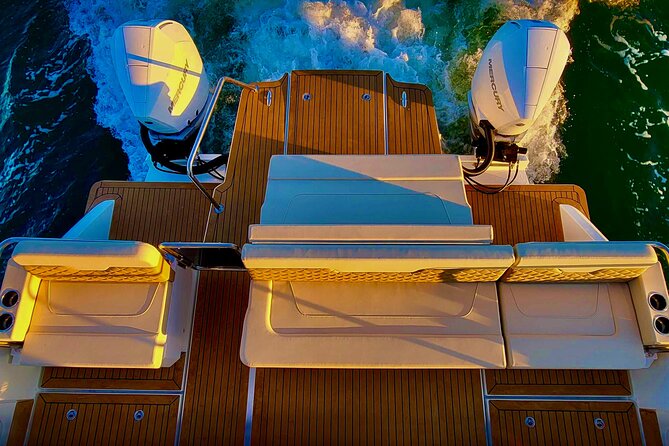 Private Luxury Catamaran Champagne Sunset Cruise - After dark in Charlotte Amalie: glowing harbor lights and yachts