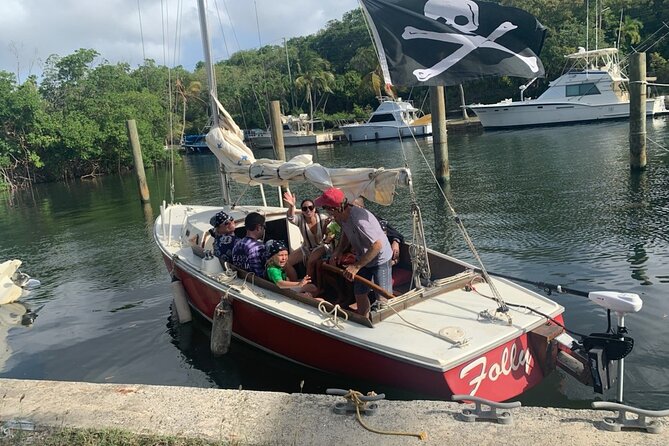 Private Sailing Tour of Pirate Waters and Shipwrecks - Getting On Board at Salt River Marina, Find the Red Pirate Sloop