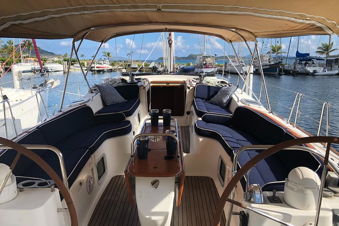 Private Sunset Sail, Open Bar, 12 Guests, Amazing Island Views - Meet at Sapphire Beach Resort Marina and get settled fast