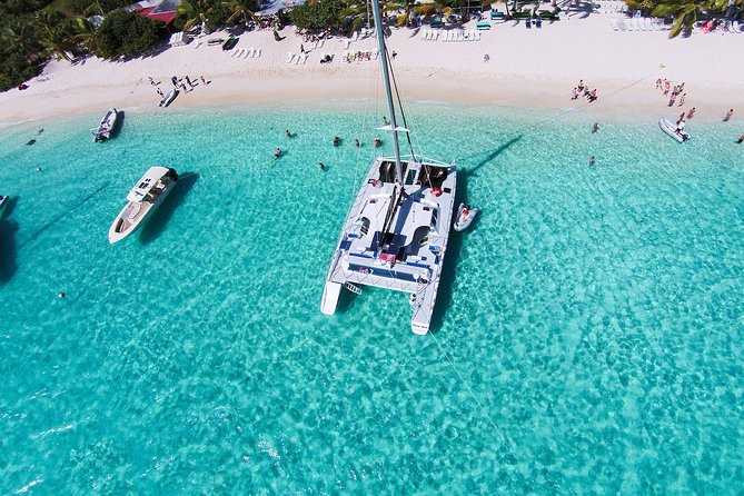 St. John PiZZA Pi Snorkel Sail with Beach Stop, Lunch & Open Bar - Westin - Pizza Pi Lunch Is the Main Character Here
