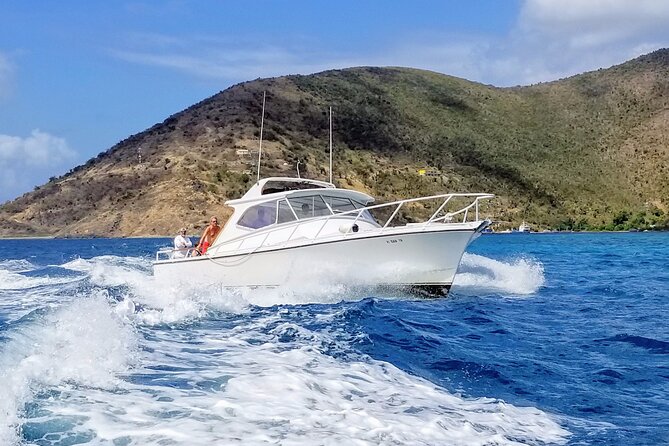 US Virgin Islands Island Hop & Food Boat Tour - Stop 2: Great Saint James, Christmas Cove snorkeling, and Pizza Pi on dinghies