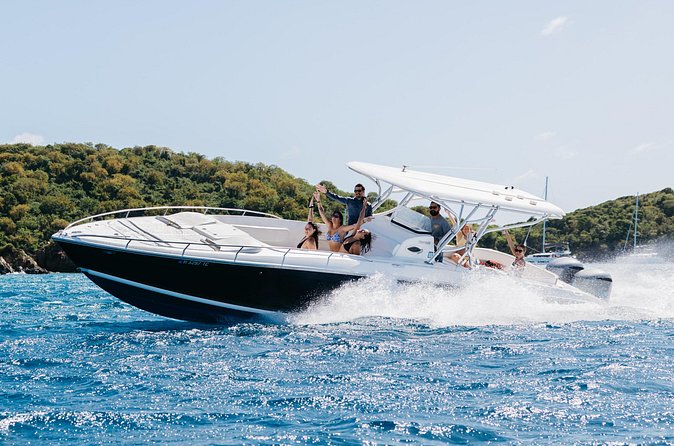 USVI Private Boat Charter Adventure - St John beach time: Trunk Bay, Caneel Bay, and more